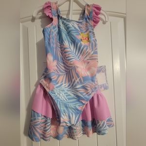 Girl's Tommy Bahama Swimsuit and Skirt 4T